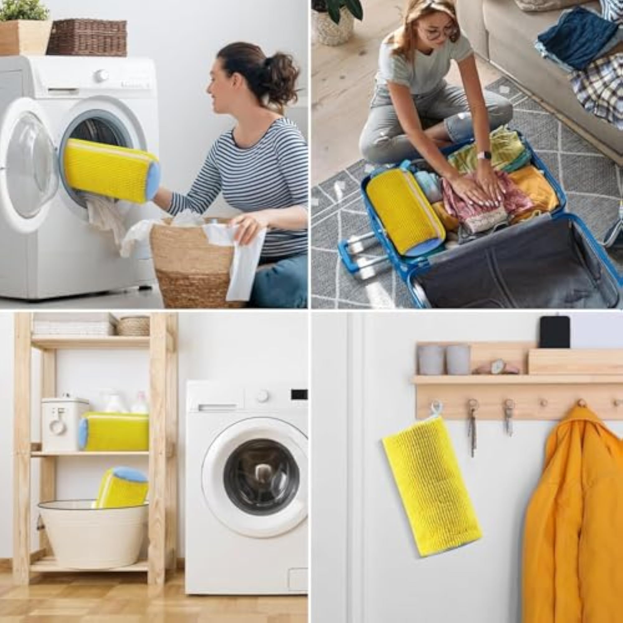 Shoe Washing Machine Bag, Reusable Laundry Cleaning Organizer